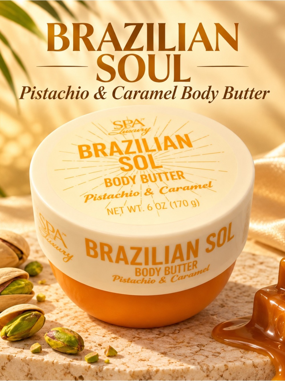 Pistachio & Caramel Body Butter — pistachio and caramel